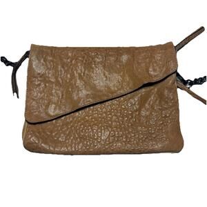 Maxon Collection Purse  Tan  Leather Crossbody Made in  Italy Classic